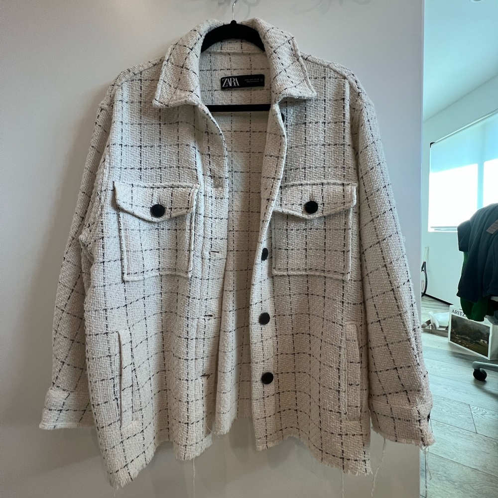 Zara Tweed Shacket